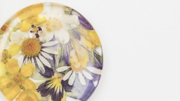 resin flower coaster ideas