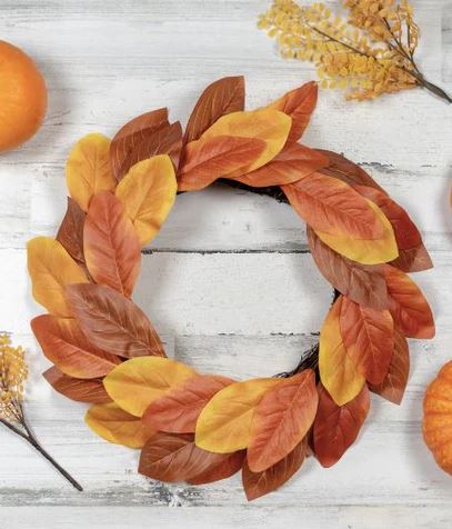 Cottagecore Crafts For Fall: autumn wreath