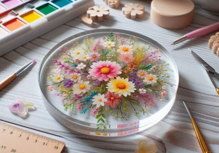 Using Fresh Flowers In Resin: GUIDE