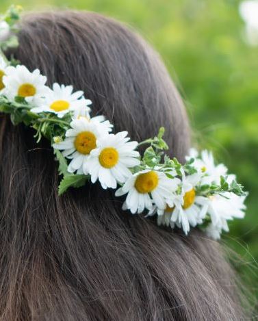 nature inspired crafts flower crown