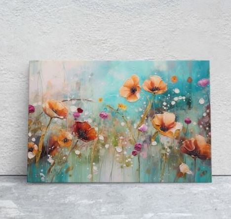 Wildflowers On Canvas