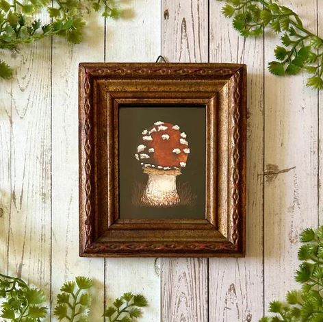 Original Mushroom Painting