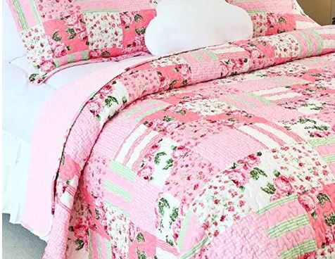 Pink Cottage Chic Quilt