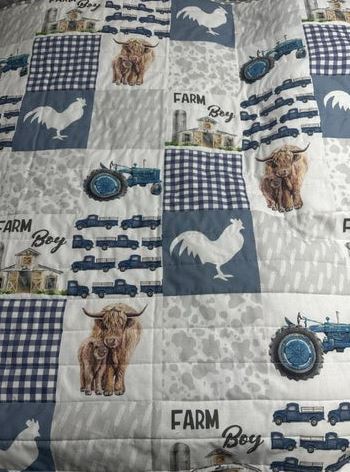 Farm Animals Handmade Quilt