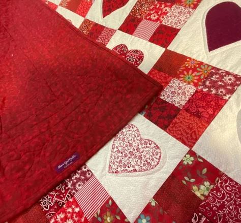 Custom Heart And Nine Quilt