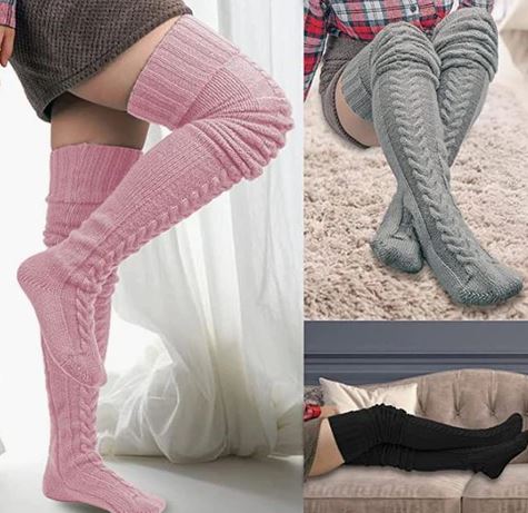 Extra Long Knit Socks