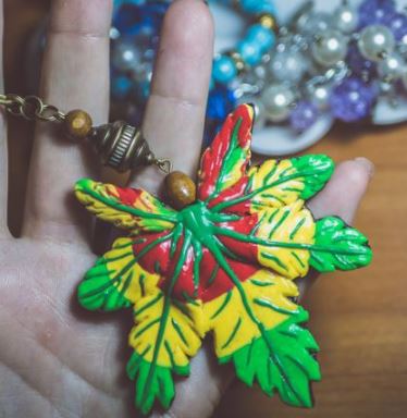 Polymer Clay Leaf