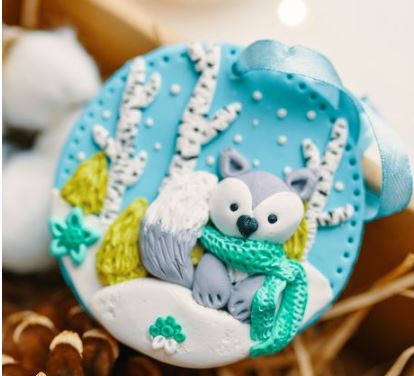 Polymer Clay Animal Ornament