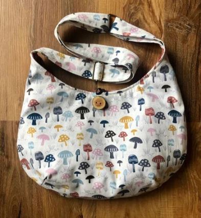 Mushroom Canvas Tote