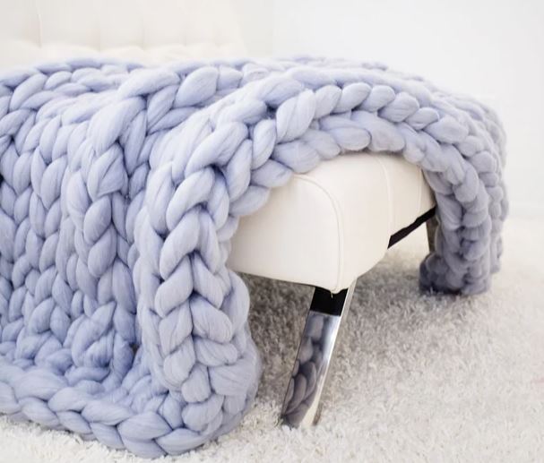 Chunky Knit Blanket
