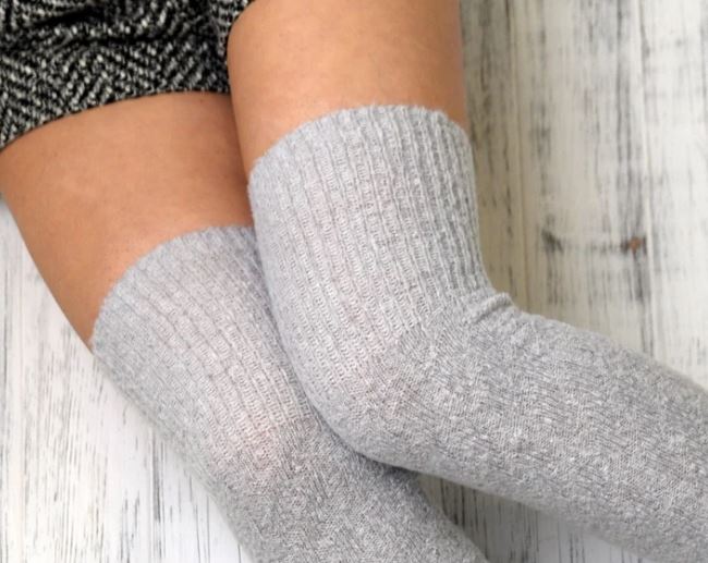 Extra Long Knit Socks