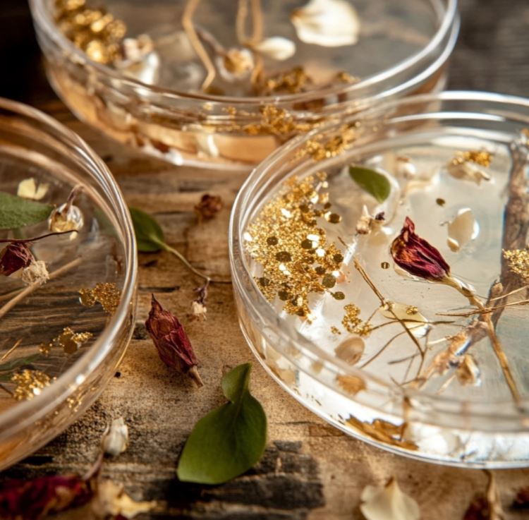 Flower Resin Coasters